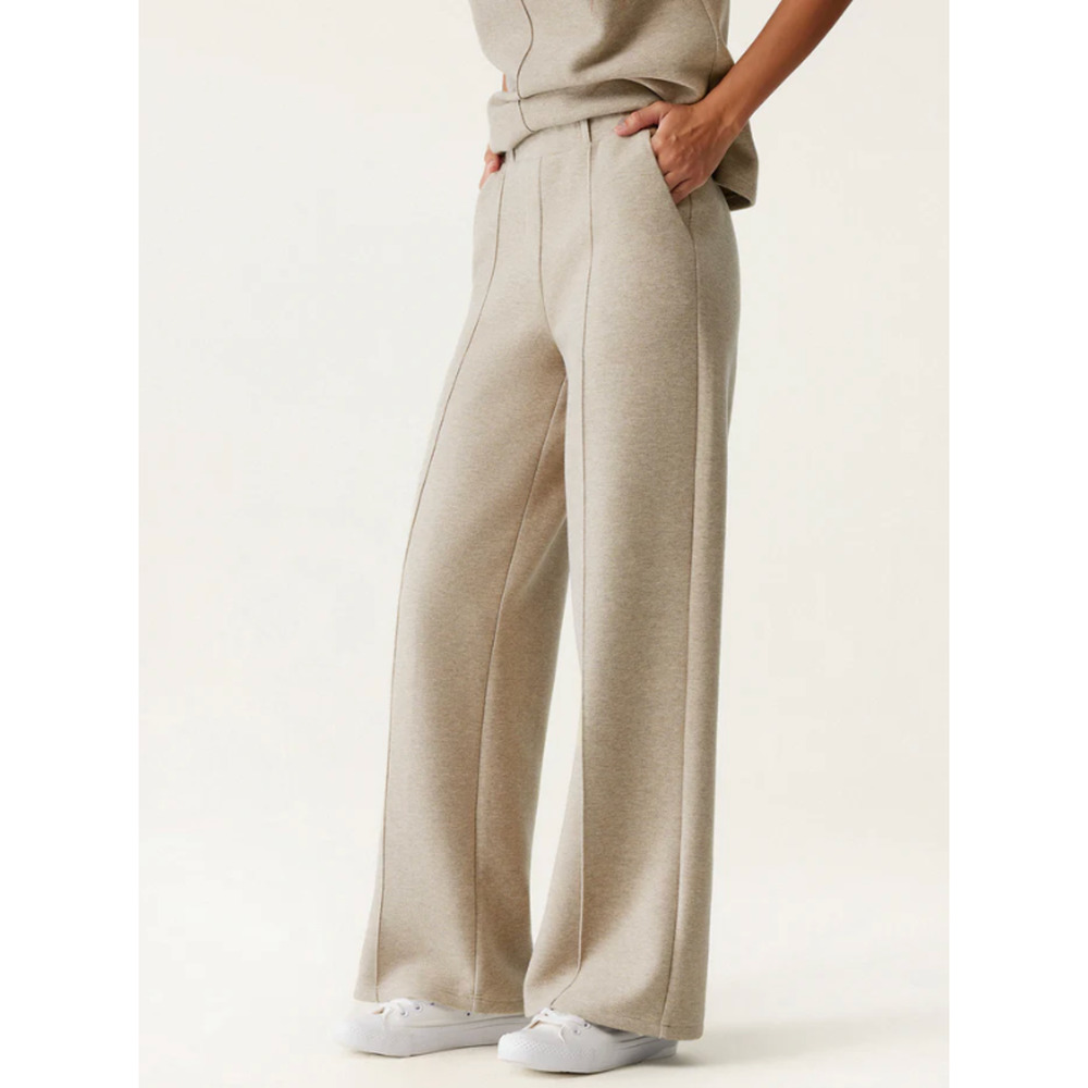 OGL HOT ITEM! High Waisted Straight Leg Pull On Pant NWT SIZE S BEIGE - Picture 5 of 6